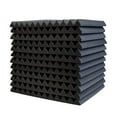 thumbnail image 5 of OUSGAR 12/24/36/48/96 Pack Studio Acoustic Foams Panels Sound Dampening Noise Sound Insulation Foam Wedges, 5 of 9