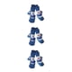 thumbnail image 1 of Methold 4 piezas de zapatos reflectantes para mascotas, bonitas botas de lluvia y nieve de algodón, conjunto de calcetines impermeables, cubierta de Type1 NO1 Methold CBP384086, 1 of 6