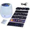 thumbnail image 1 of Night Light Projector Led Children's Bedside Lamp Bedroom Ceiling Starry Sky Moon Rotating Projection Lamp Children's Room Bedroom Lighting with 5 Sets of Film, 1 of 7