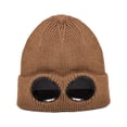 thumbnail image 5 of LIZUOJUN Under $3 Winter Ski Hats for Men and Women Fleece Lined Beanie with Goggles Strap Warm Knit Skull Cap Snowboarding Cold Weather One Size Coffee, 5 of 5