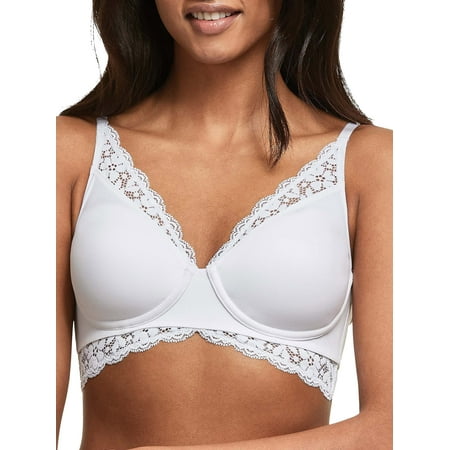 

Maidenform Women s Pure Comfort Convertible Lace Back Wire-free Bralette Style DM1190