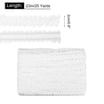 thumbnail image 2 of Uxcell 25 Yards 0.8 Inch Elastic Sequins Trim Flat Sequin Strip Paillette Fabric Ribbon for Crafts DIY Fringe Sewing White, 2 of 7