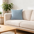 thumbnail image 5 of Dvumao Solid Color Velvet Pillow Cover, Sofa Cushion Cover for Living Room and Bedroom, Hidden Zipper, Machine Washable, 5 of 6