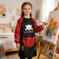 thumbnail image 2 of JAJAHO Kids Art Apron For Girls Boys Toddler Art Smock Supplies Cooking Chef Painting Long Sleeve Waterproof Aprons With Pocket Ages 1-12 Years, 2 of 5