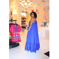 thumbnail image 4 of AOLIGEI Plus Size Long Maxi Sexy Dress for Women Spaghetti Strap Dress Casual V Beach Holiday Party Swing Dress Sundress S 5XL, 4 of 8