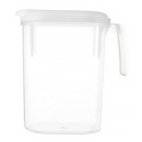 MIANGASTORE 1800ml Plastic Pitcher Hot or Cold Water Pot Large Capacity Juice Jug with Lid