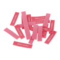 thumbnail image 1 of 20pcs Etiquetas de material cuero de La PU Etiquetas de Bricolaje Coser en Etiquetas para Bolsas de Decoración de Rosado, 1 of 6