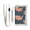 States Shape US Flag, variant on JIALIOU Nylon Trifold Card Wallet with ID Window Zipper Pocket for Men Women Teen Hand Drawn Camera
