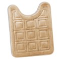 thumbnail image 1 of Clara Clark Bathroom Rugs, Velvet Memory Foam Bath Mat, Ultra Soft Non Slip and Absorbent - Waffled - Contour - Beige, 1 of 6