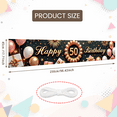 thumbnail image 3 of Colorful Balloons Banner Gift Box Happy Celebration Banner for Birthday Party Event Decoration Indoor, 3 of 3