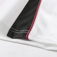 thumbnail image 6 of Cmfcve Men's Collared Short Sleeve Shirt Color Block V Neck Casual Athletic Tee Quick Dry Activewear Tops, 6 of 8