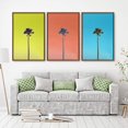 thumbnail image 2 of IDEA4WALL 3 Piece Canvas Wall Art Tropical Palm Trees Canvas Prints Framed Wall Art Decor, 2 of 4