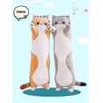 thumbnail image 4 of Plush Toys, Soft Toys Cats Pillow, Cute Plush Cat Doll Soft Stuffed Kitten, 4 of 5