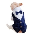 thumbnail image 3 of Maxcozy Pets Gentleman Suit Formal Shirt Tuxedo, Dog Suit Bow Tie Costume, Gentleman Dog Wedding Party Suit, 3 of 5