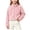 Pink, variant on Hurxie Fleece Jacket for Girls, Soft & Cozy Full-Zip Flannel Coat, Winter Warm Stand-Collar Outerwear 9-10 Years