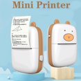 thumbnail image 1 of Mini impresora de pegatinas con Bluetooth, impresora térmica portátil inalámbrica para teléfonos inteligentes, impresoras móviles, impresoras fotográficas inteligentes ShuxiuWang 8390605545436, 1 of 1
