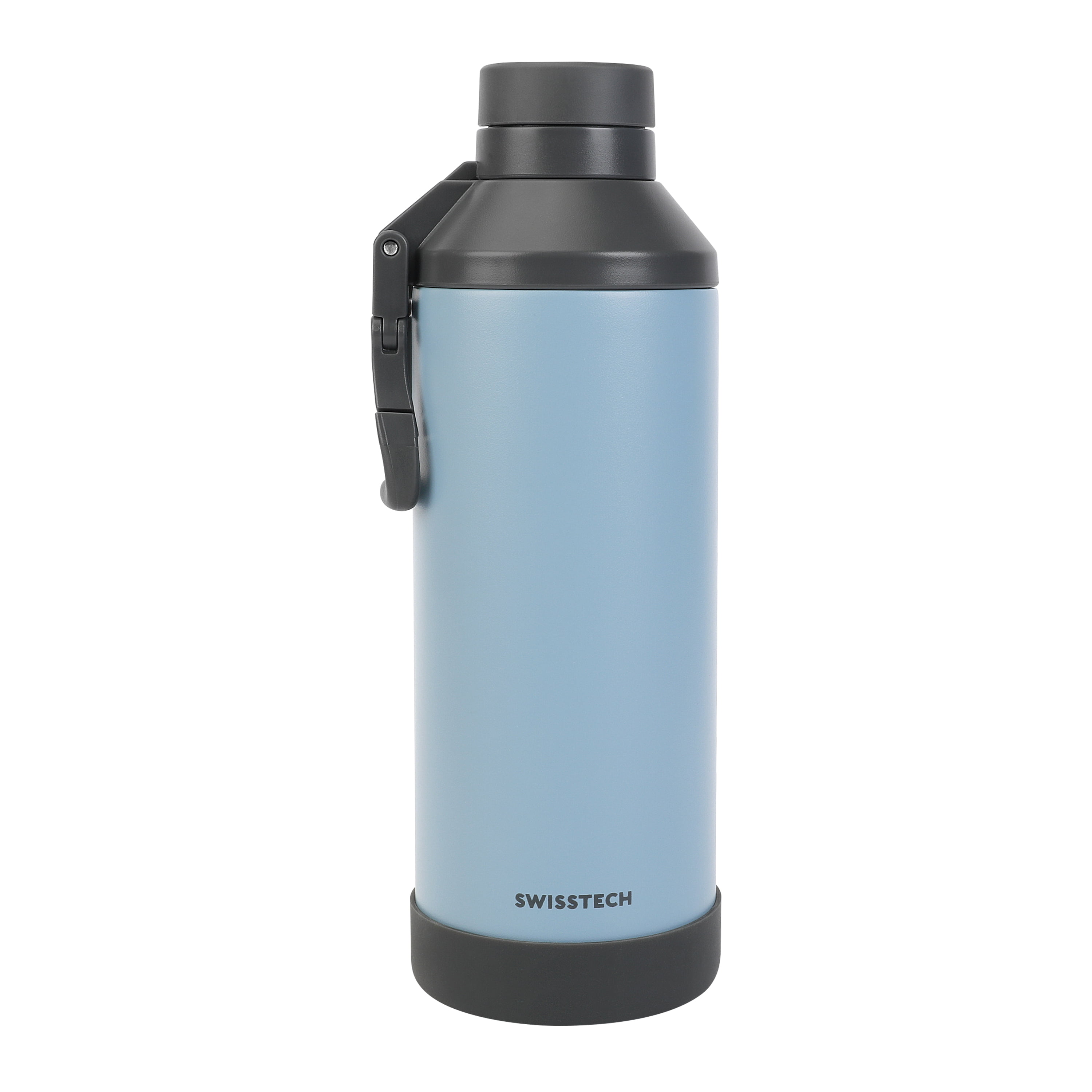 Swiss Tech Muhelos Cresta Blue 24oz Water Bottle, Double-Wall Copper Lined, Leak Proof