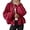 Wine Red, variant on Womens Oversized Cardigans Button Up Long Lantern Sleeve Chunky Knit Casual Soft Fall Sweater Coats