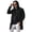 Black, variant on Fgnfyis Winter Jackets for Men Cardigan Sweater with Hood and High Neck Soft Warm Knit Pullover Mens Winter Coat Red S