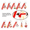 thumbnail image 2 of Minnieouse 2 piezas llavero titular lindo Santa Claus puerta portátil coche llavero anillo bolso llavero colgante para niñas Accesorios de disfraces Tipo 8 Minnieouse AP014193-08, 2 of 6