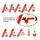 thumbnail image 4 of Sonducket 2 piezas llavero titular lindo Santa Claus puerta portátil coche llavero anillo bolso llavero colgante para niñas Accesorios de disfraces Tipo 1 Sonducket AP014193-01, 4 of 6