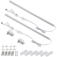 thumbnail image 5 of AIBOO 3 Color Temperature Under Counter Lights,USB Powered Strip Lights with Touch Sensor, 5W Closet Light Bar with ETL Plug for Kitchen, Cupboard, Shelf(20inch,2 Pack), 5 of 8