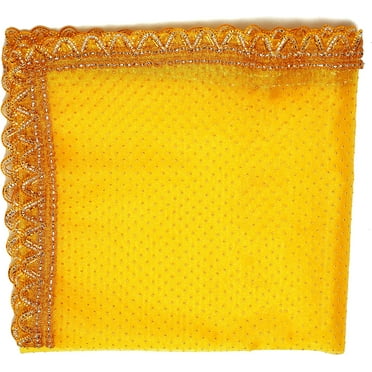 Red Large Decorative Silk Cloth Chunari (Size :- 40 Inches x 40 Inches ...