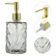 thumbnail image 4 of MasteelfCA Delicate Glass Bottle Hand Soap Press Bottle Shampoo Dispenser Bottle 400ml, 4 of 8
