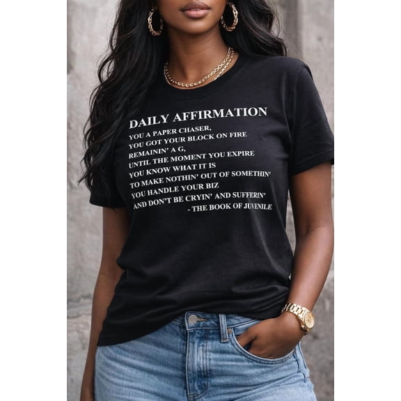 Daily Affirmation Juvenile T-shirt