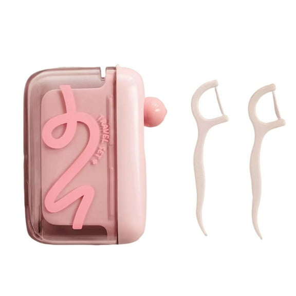 Shoreew Automatic Dental Floss Storage Box Large Capacity Dustproof Transparent Design Pop-Up Dental Floss Dispenser