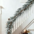 thumbnail image 4 of Guirlande de Verdure d'Hiver de Noël pour la Saison des Fêtes, Cheminée, Centre de Table, Décor, 4 of 6