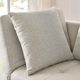 thumbnail image 3 of Leumius Sleeper Sofa Chair Bed 3 in 1 Convertible Bed Chair with Adjustable Backrest Linen Sleeper Chair Pull-Out Sofa Bed for Small Spaces,Living Room,Beige, 3 of 7