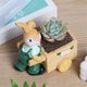 thumbnail image 2 of Easter Bunny Cartoon Planter,Flower Pot for Succulents, A, 2 of 5