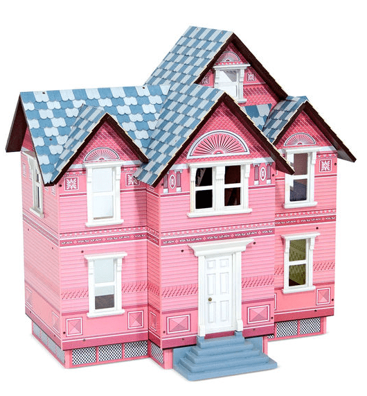pink victorian dollhouse