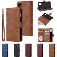 thumbnail image 5 of For Samsung A51 Case Smartphone Shell Precise Cutouts Zipper Closure Wallet Design Overall Protection Phone Cover Brown, 5 of 5
