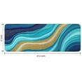 thumbnail image 7 of Dark Blue Marble Gold Line Pattern Kitchen Rug Mat,Kitchen Runner Rugs Non Skid Washable,Decorative Kitchen Floor Mats for Kitchen,Sink,Laundry,17"x47.2", 7 of 7