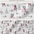 thumbnail image 2 of Soimoi Cotton Poplin Fabric Dog,Women & Tree Christmas Fabric Prints By Yard 42 Inch Wide, 2 of 7