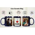 thumbnail image 3 of Printtoo PersonalizedPhotoCollage CoffeeMugI Love Grandma Custom Picture Ceramic CupDishwasher & Microwave Safe- 11 Oz -Blue, 3 of 6