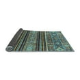 thumbnail image 2 of Ahgly Company Indoor Square Abstract Light Blue Modern Area Rugs, 5' Square, 2 of 4