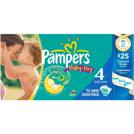 Pampers Olympic Baby Dry Diapers with Bonus Coupon Booklet