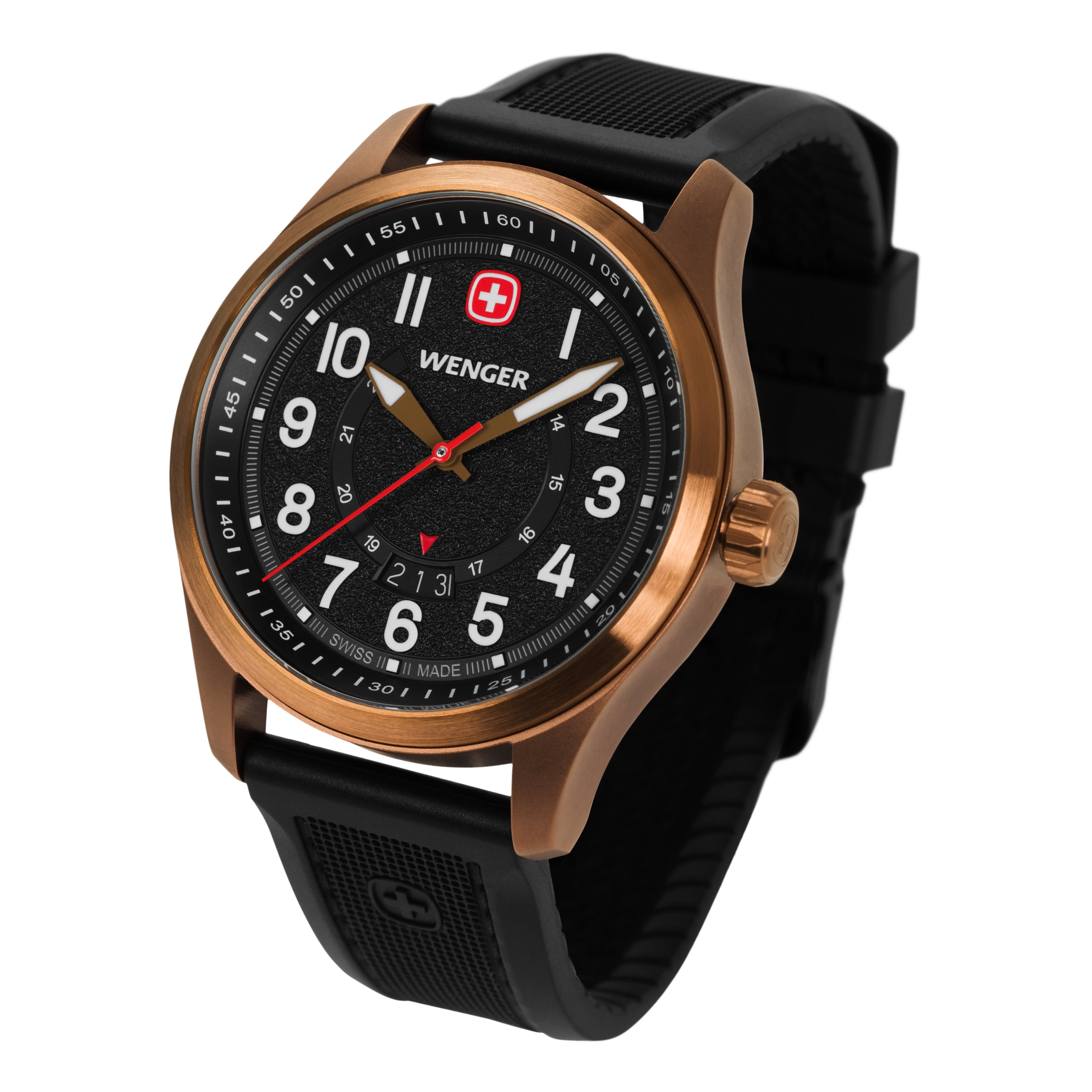 Victorinox Swiss Army 241972 Men's Heritage Black Strap Watch