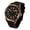 Bronze/ Black Silicone, variant on Terragraph Swiss Watch, Bronze w/ Black Dial and Black Silicone Strap, 330FT water resistance
