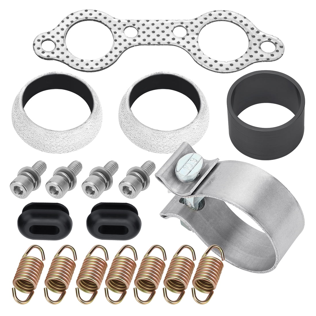M MATI Exhaust Manifold Spring Gasket Rebuild Kit for Polaris UTV RZR 800 2008-2011