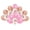 Rose Gold, variant on Charmed Pre-filled Confetti Balloon Bouquet Pink 12" Birthday Party Wedding Venue Decoration; 18 Pieces