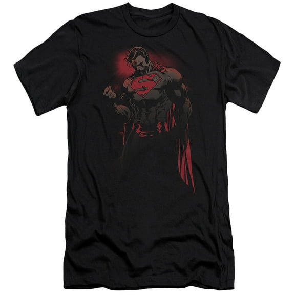 Superman Red Son Adult 30/1 T-Shirt Black