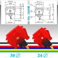 thumbnail image 4 of Botón pulsador japonés Sanwa Obsc-30 transparente para Arcade Jamma Mame pieza de juego compatible con Ps4 Pandora Pc Raspberry Pi, 4 of 5