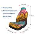 thumbnail image 5 of Cauagu Melting Banana Fantasy Print Car Seat Covers,Universal Automotive Seat Covers Car Seat Protectors Easy to Install Car Cover Car Accessories Auto rucks Van & SUV-1, 5 of 9