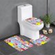thumbnail image 1 of Bebé Finn Juego de 3 alfombras de baño de coral fleece: tapete de baño + alfombra de inodoro en forma de U + funda de tapa de inodoro en forma de O, 1 of 6