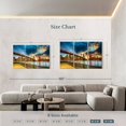 thumbnail image 3 of Elephant Stock Spectacular Manhattan Sunset Wall Art - Horizontal Multi Panel Canvas - Living Room Wall Decor - Places Multi Panel - Gray And Brown Decor - 65" x 42", 3 of 4