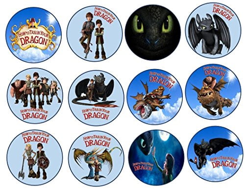 12 How to train your Dragon Image Sheets Cupcake and